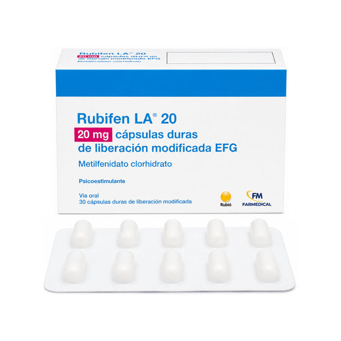 Rubifen La 20Mg Metilfenidato X Capsula