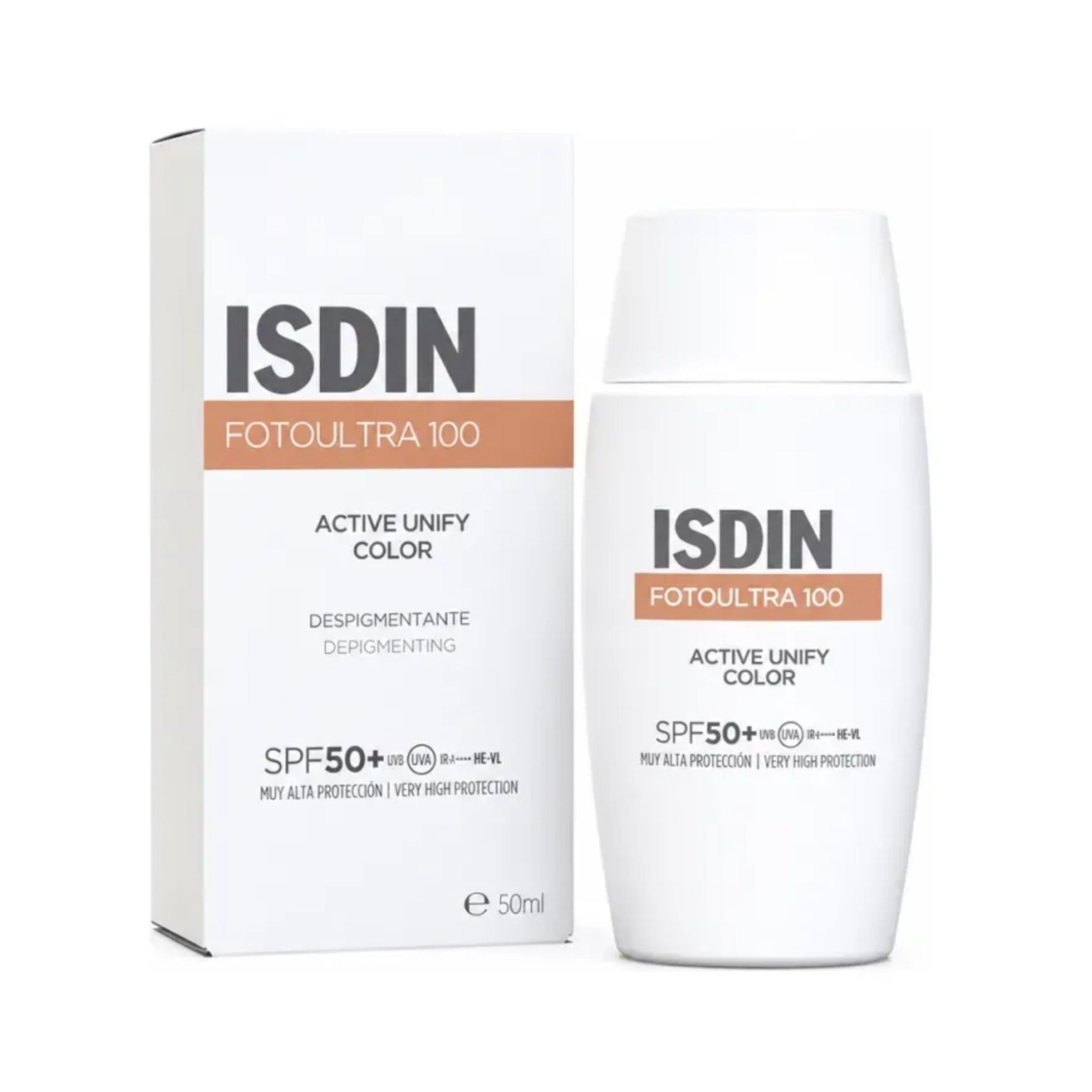 Active Protector Solar Protector Solar Isdin Fotoultra 100 Active Unify Color Spf 50+ X 50Ml ...