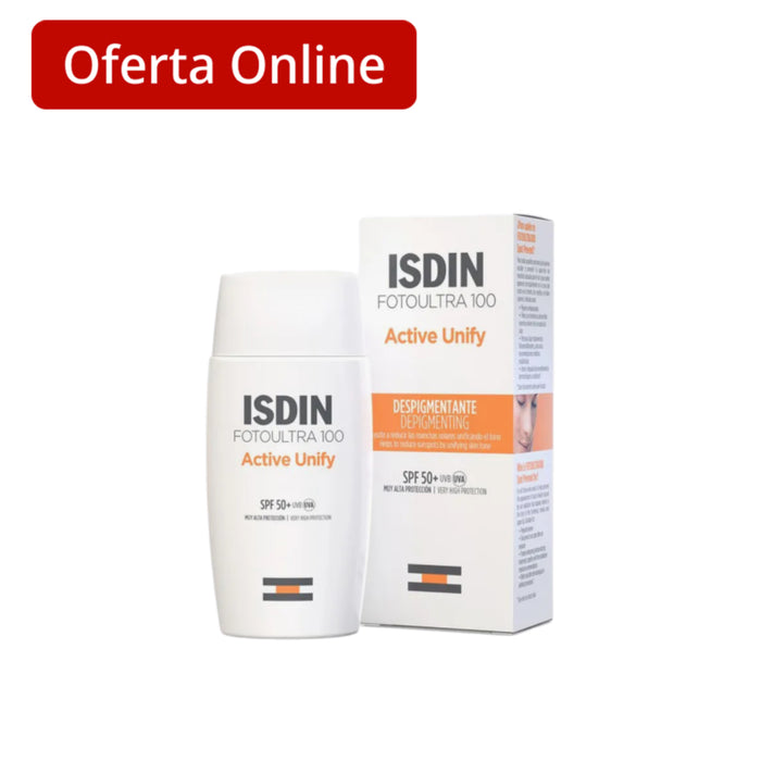 Despigmentante Isdin Fotoultra 100 Active Unify Spf 50+ X 50Ml