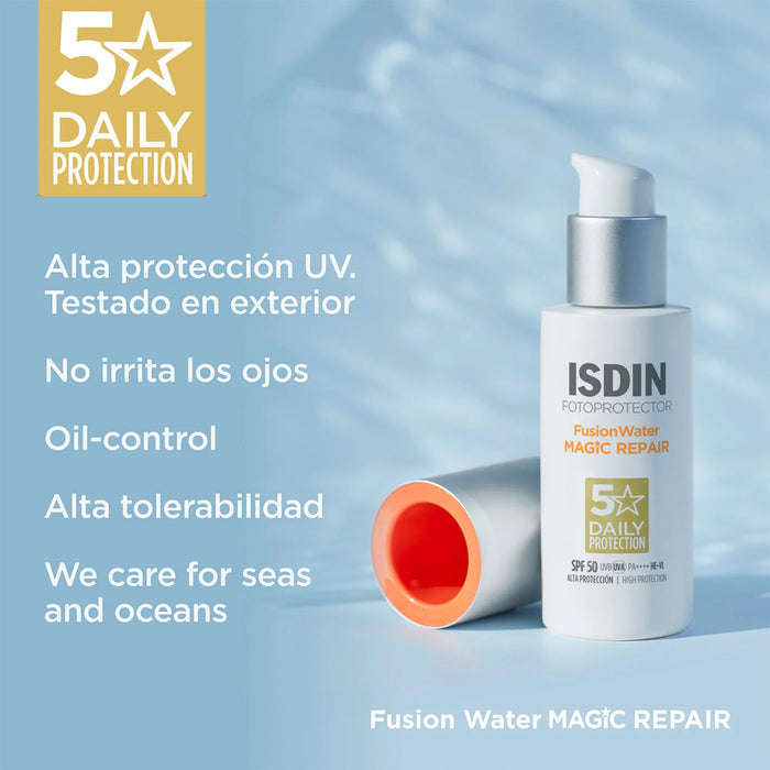 Protector Solar Facial Isdin Fusion Water Magic Repair Spf 50