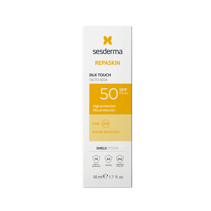 Fotoprotector Sesderma Repaskin Spf50 Facial Tacto Seda X 50Ml
