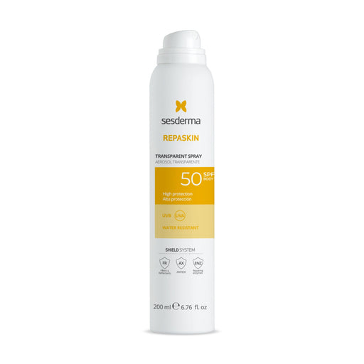 Protector Solar Sesderma Repaskin Aerosol Transparente Spf50 X...