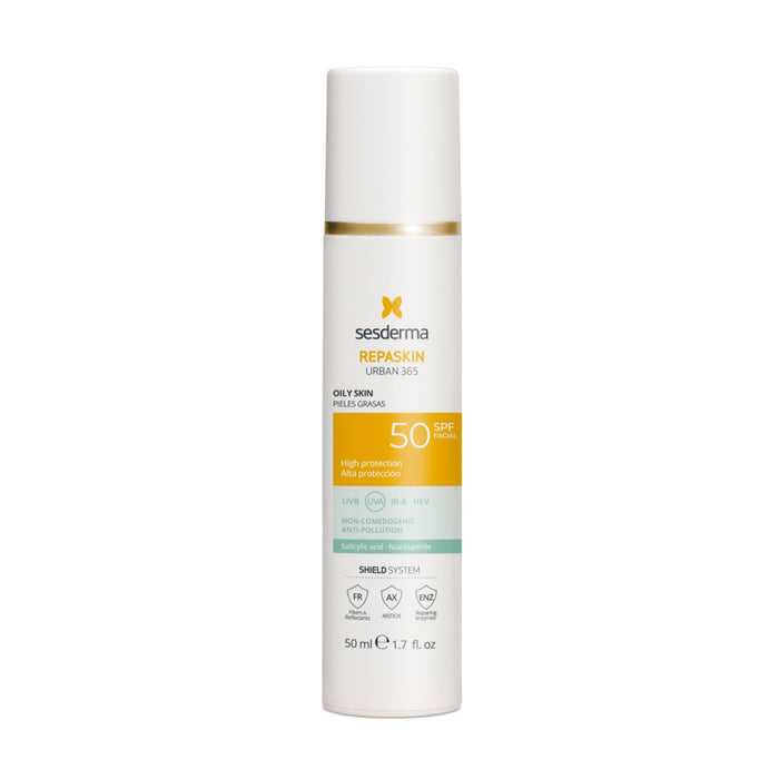 Protector Solar Sesderma Repaskin Urban 365 Spf50 Pieles Grasa X 50Ml