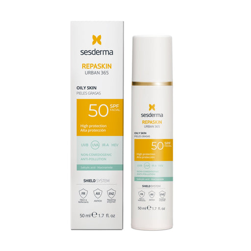 Protector Solar Sesderma Repaskin Urban 365 Spf50 Pieles Grasa...
