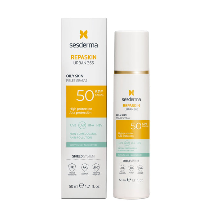 Protector Solar Sesderma Repaskin Urban 365 Spf50 Pieles Grasa X 50Ml