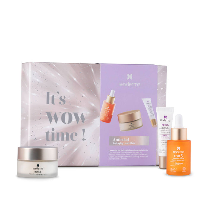 Pack Sesderma Serum C-Vit 5 + Crema Retisil Intens + Contorno De Ojos Retisil