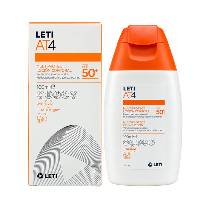 Loción Corporal Letiat4 Multiprotect Spf 50+ X 100 Ml