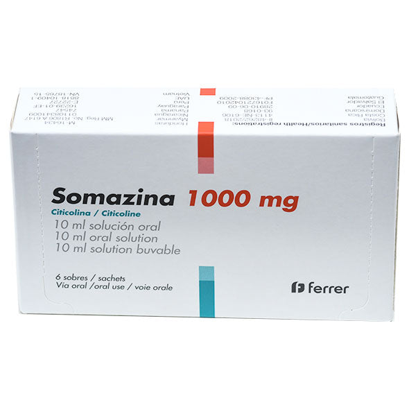 Somazina Citicolina 1000Mg Sol Oral X Sobre