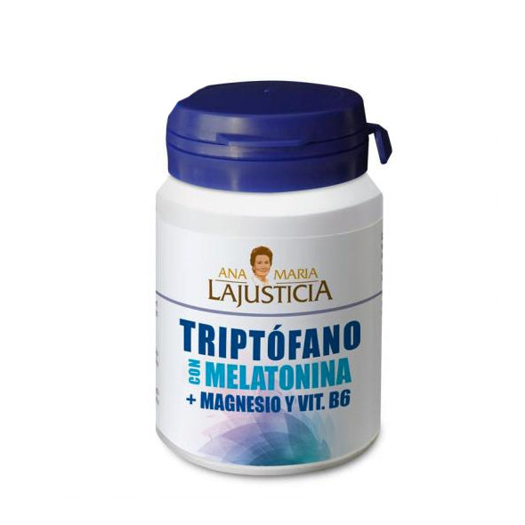 La Justicia Triptofano Con Melatonina Mas Magnesio Y Vitamina B6 X 60 Comprimidos