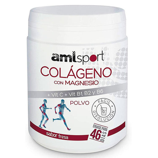Amlsport Colageno Con Magnesio Sabor Fresa X 350G