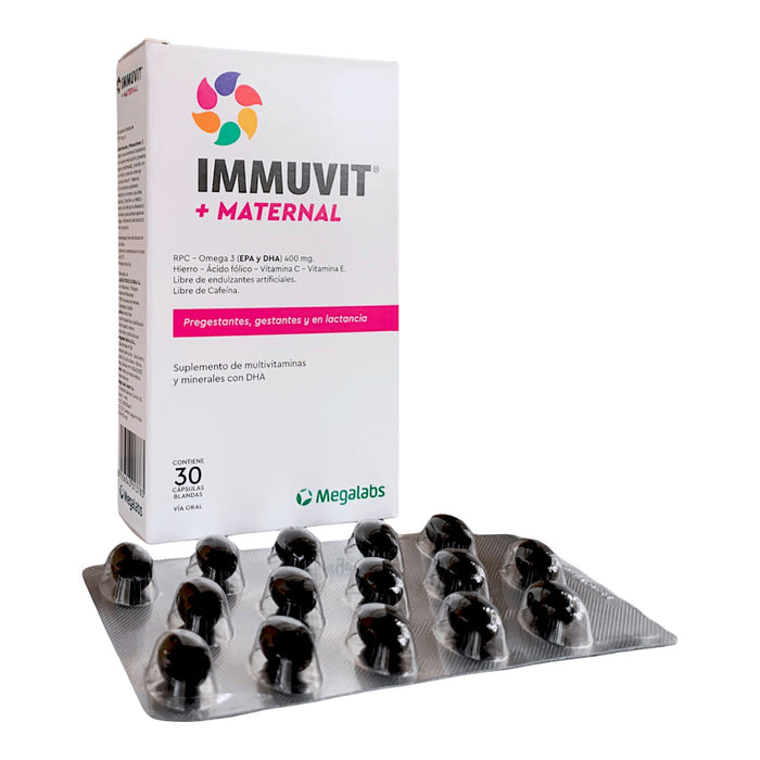 Immuvit Maternal X 30 Capsulas Blandas