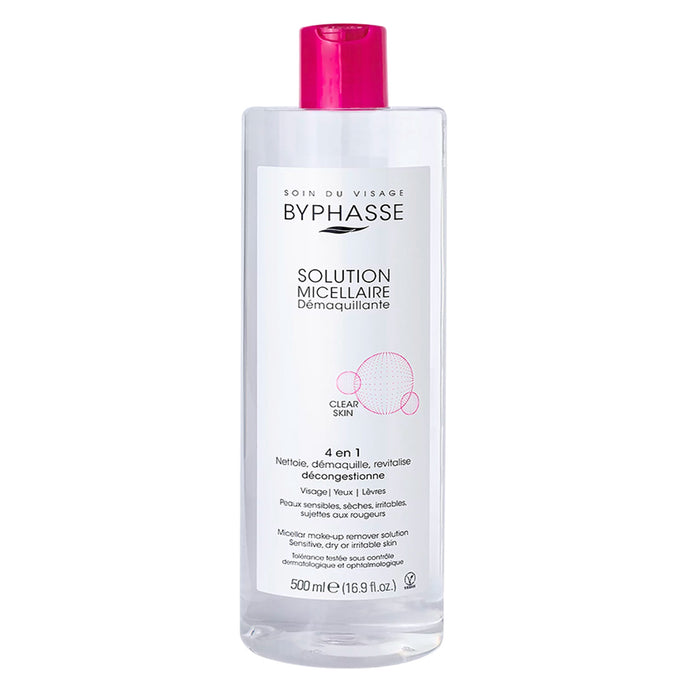 Byphasse Solucion Micelar Desmaquillante 4 En 1 Sensitive X 500Ml