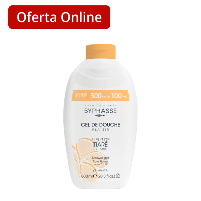 Gel De Ducha Byphasse Plaisir Flor De Tiare X 600Ml