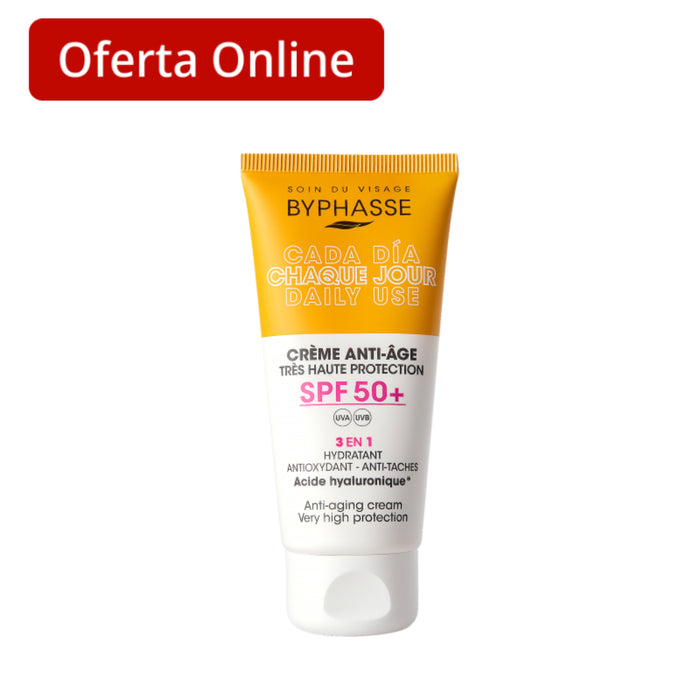 Crema Facial Byphasse Fps50+ Anti-Edad X 50Ml
