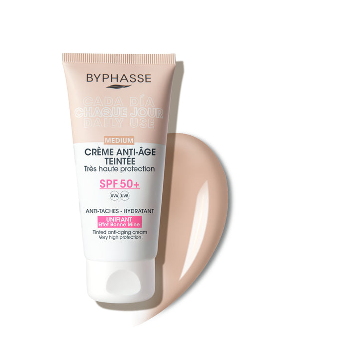 Crema Facial Byphasse Fps50+ Anti-Edad Medium X50ml