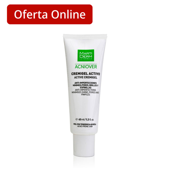 Martiderm Acniover Cremigel Activo Para Piel Acneica