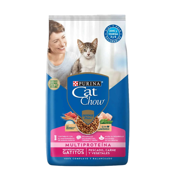 Alimento para gatos Purina Cat Chow gatitos pescado/carne/vegetal 1kg