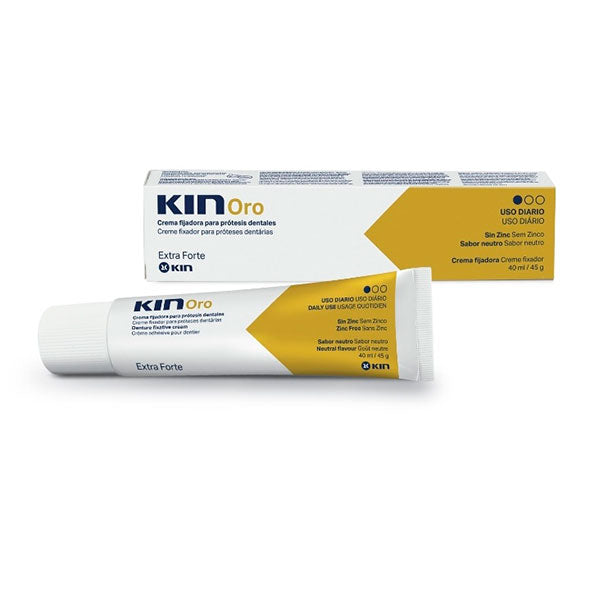 Kin Oro Crema Adhesiva Extra Fuerte X 40Ml