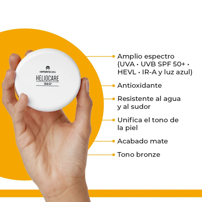 Protector Solar Heliocare 360 Spf50+ Bronze X 10G