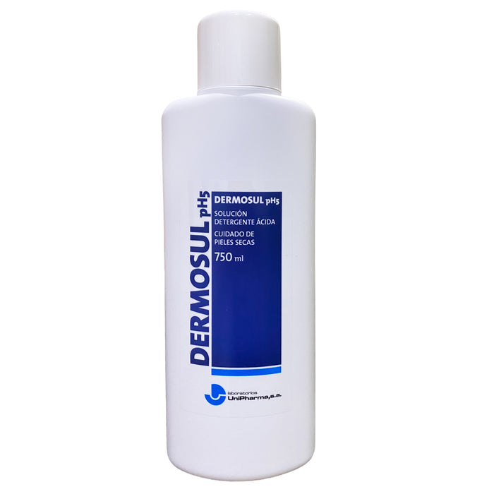 Unipharma Dermosul Ph5 Detergente Acida Solucion X 750Ml