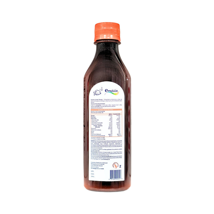 Emulsion Farmacorp Omega 3 Vitaminas Sabor Naranja X 200Ml