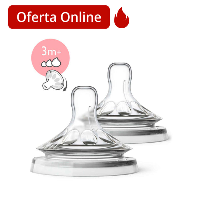 Tetina Natural Avent 3 Meses Para Adelante X Blister