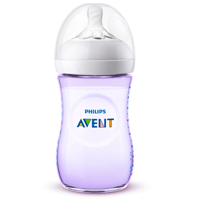 Avent Biberon Natural Morado 1M+ X 260Ml