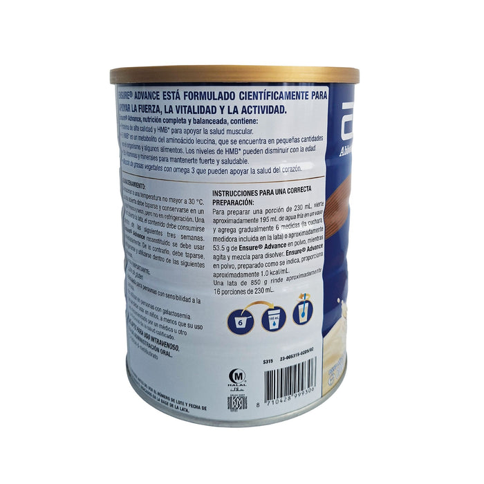 Ensure Advance Vainilla X 850G
