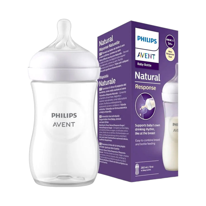 Mamadera Response Natural Avent 1M Blanco X 260Ml