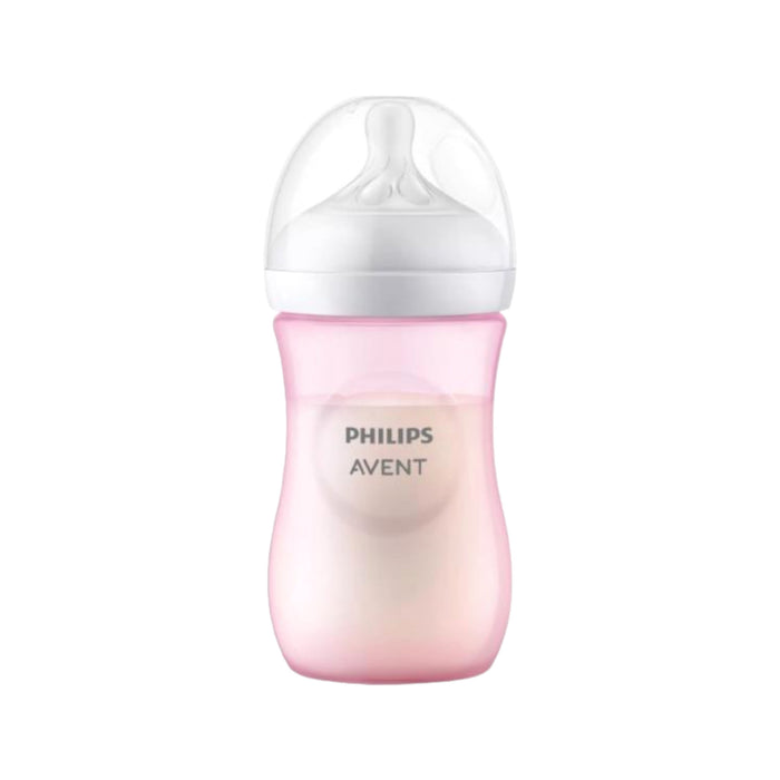 Mamadera Respuesta Natural Avent 1M Rosa X 260Ml