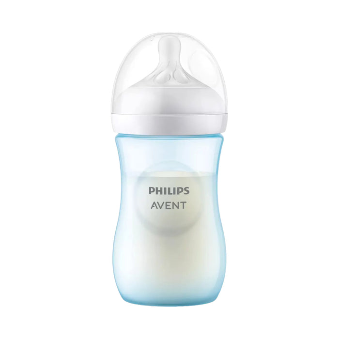 Mamadera Respuesta Natural Avent 1M Azul X 260Ml