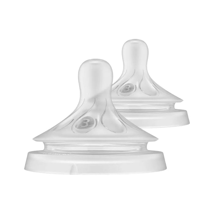 Tetina Natural Flujo 3 Respuesta Avent 1M X 2 Unidades