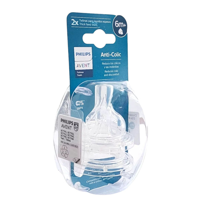 Tetina Anti-Colic Avent 6M+ X 2 Unidades
