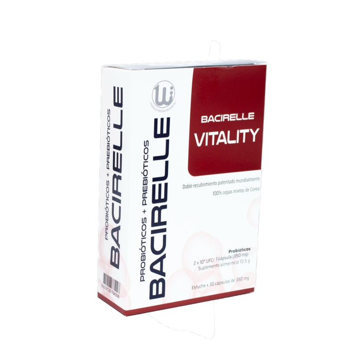 Bacirelle Vitality Probióticos / Prebióticos X Capsulas