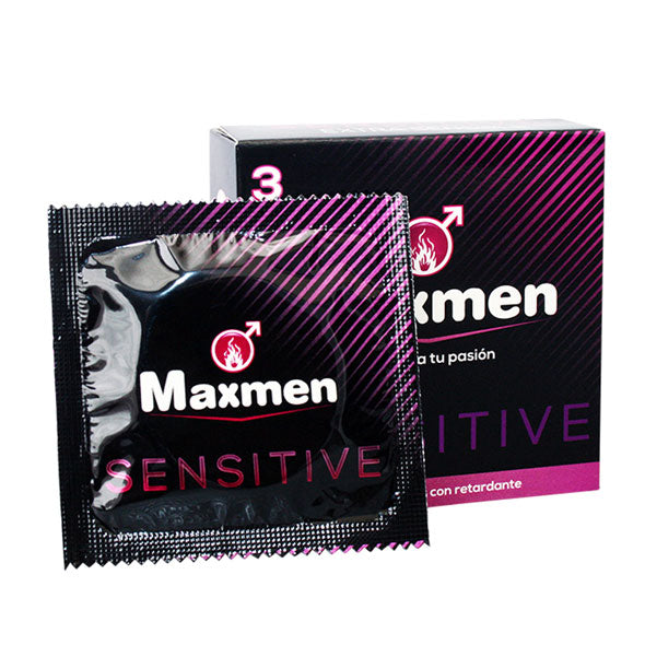 Preservativo Maxmen Sensitive 3 Unidades X Caja