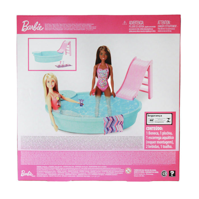 Barbie Piscina Glam Con Muneca