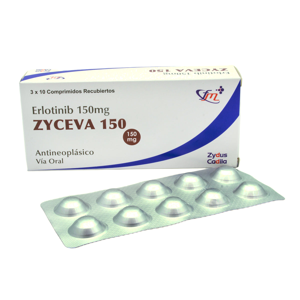 Zyceva 150Mg Erlotinib X Comprimido— Farmacorp
