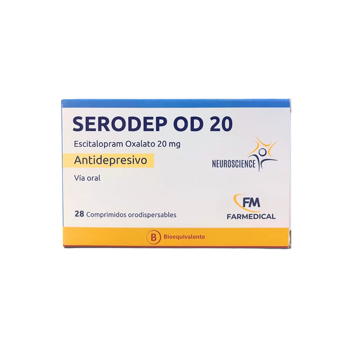 Serodep Od Escitalopram 20Mg X Comprimido Orodispersable