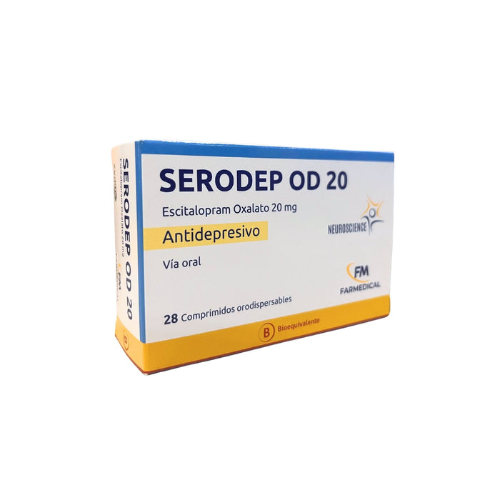 Serodep Od Escitalopram 20Mg X Comprimido Orodispersable