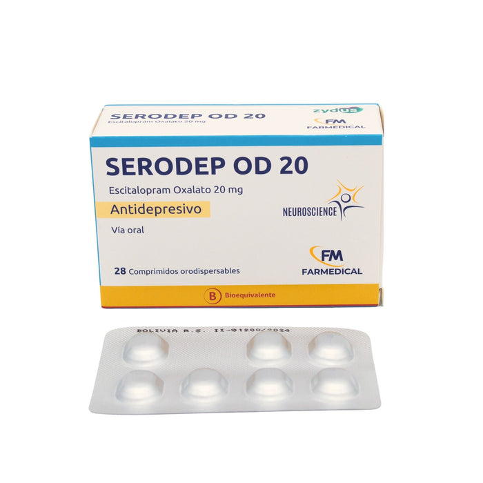 Serodep Od Escitalopram 20Mg X Comprimido Orodispersable