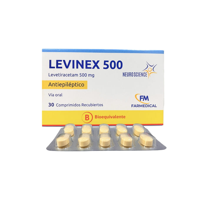 Levinex Levetiracetam 500Mg X Comprimido