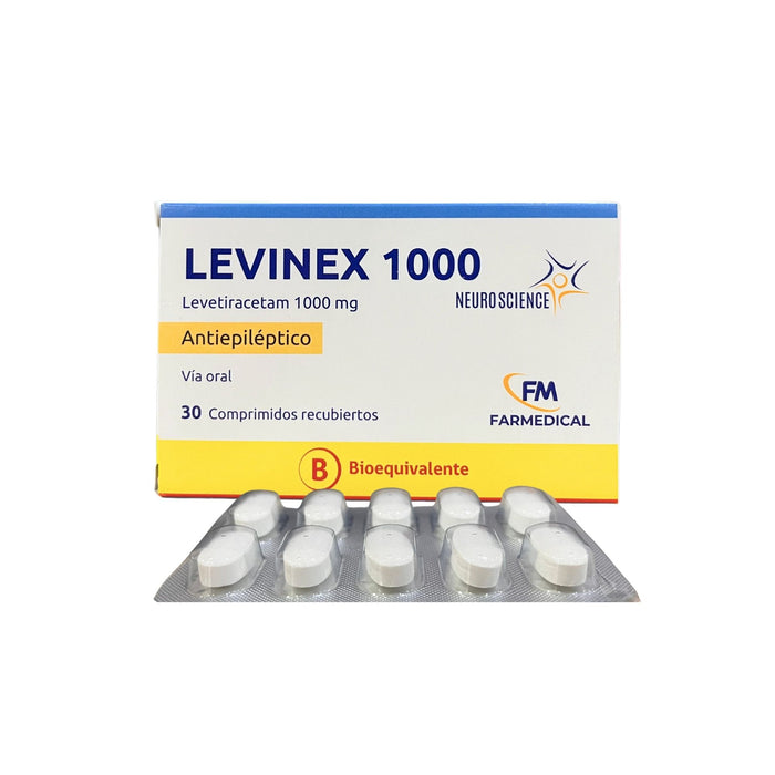 Levinex Levetiracetam 1000Mg X Comprimido