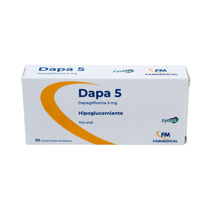 Dapa Dapagliflozina 5 Mg X Comprimido