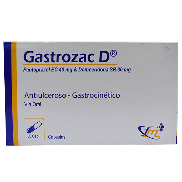 Gastrozac D Pantoprazol 40Mg Y Domperidona 30Mg X Capsula