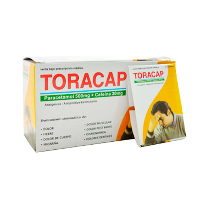 Toracap Paracetamol 500Mg Y Cafeina 30Mg X Tableta