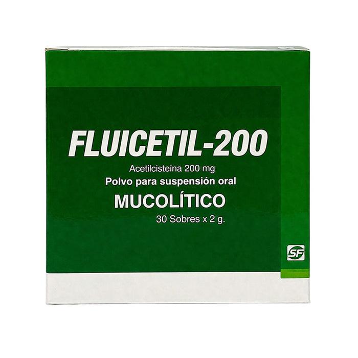 Fluicetil N-Acetilcisteina 200Mg X Sobre