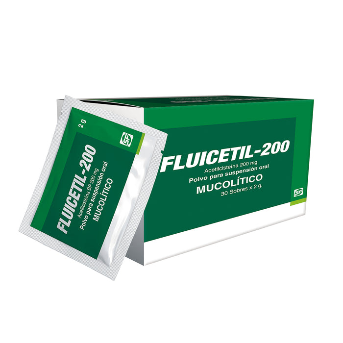 Fluicetil N-Acetilcisteina 200Mg X Sobre