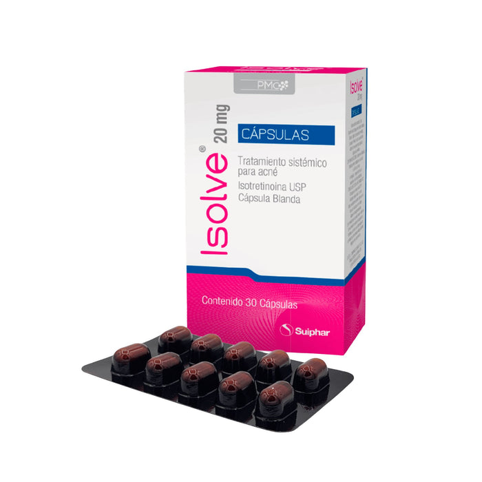 Isolve 20Mg Isotretinoina X Capsula Blanda