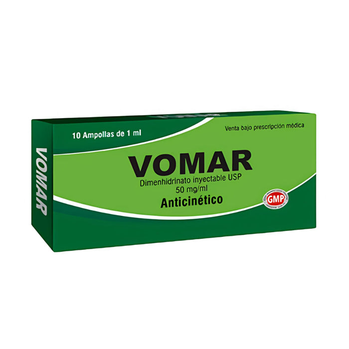 Vomar Dimenhidrinato 50Mg Im-Iv X Ampolla / 1Ml