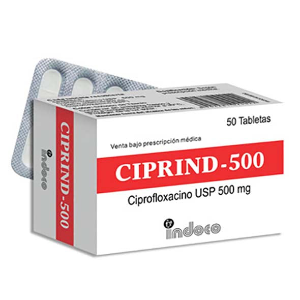 Ciprind Ciprofloxacina 500Mg X Tableta